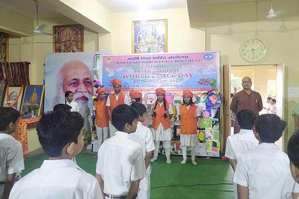 Maharishi Vidya Mandir Balaghat celebrated International World Peace Day.